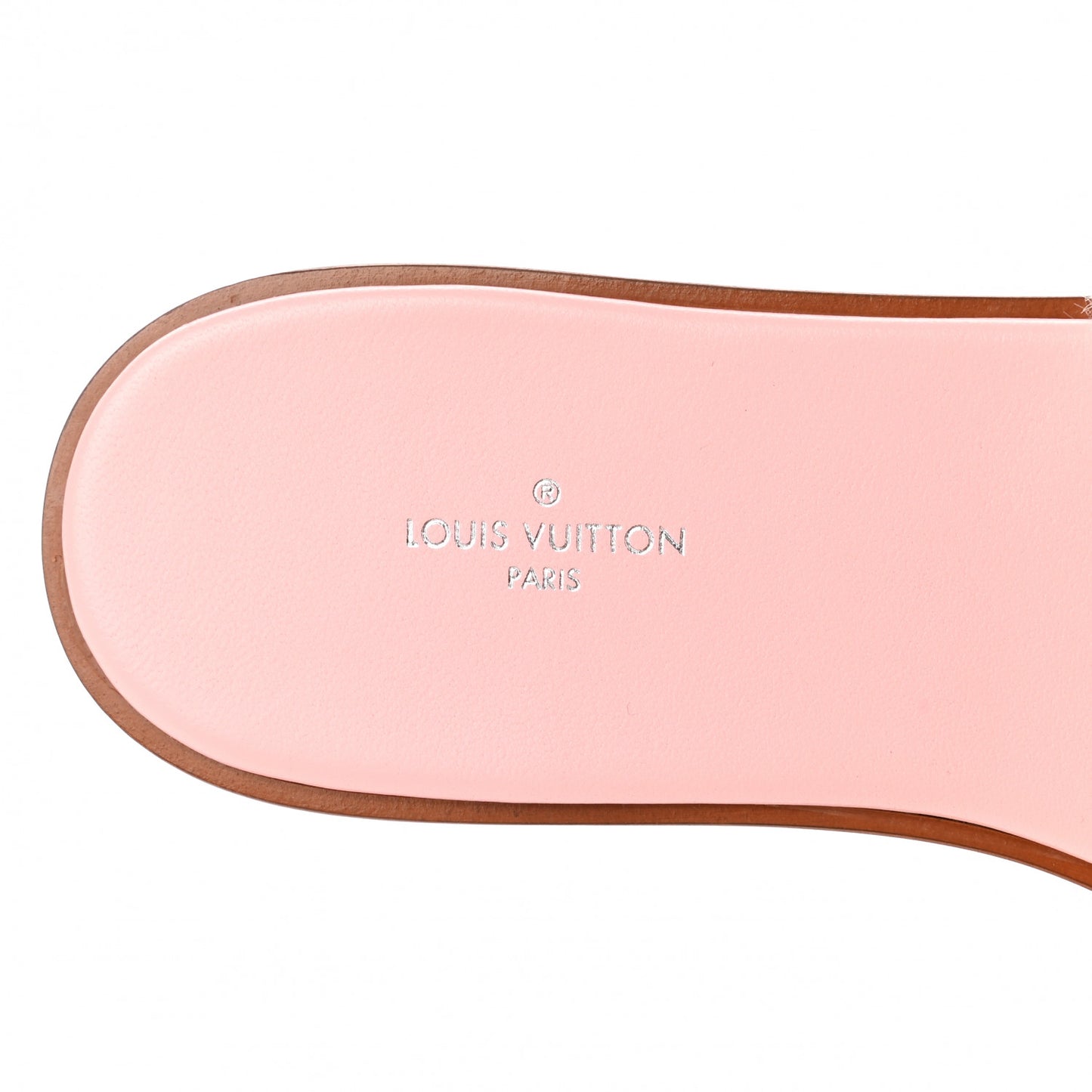 Mink Fur Lock It Flat Mule 37.5 Rose