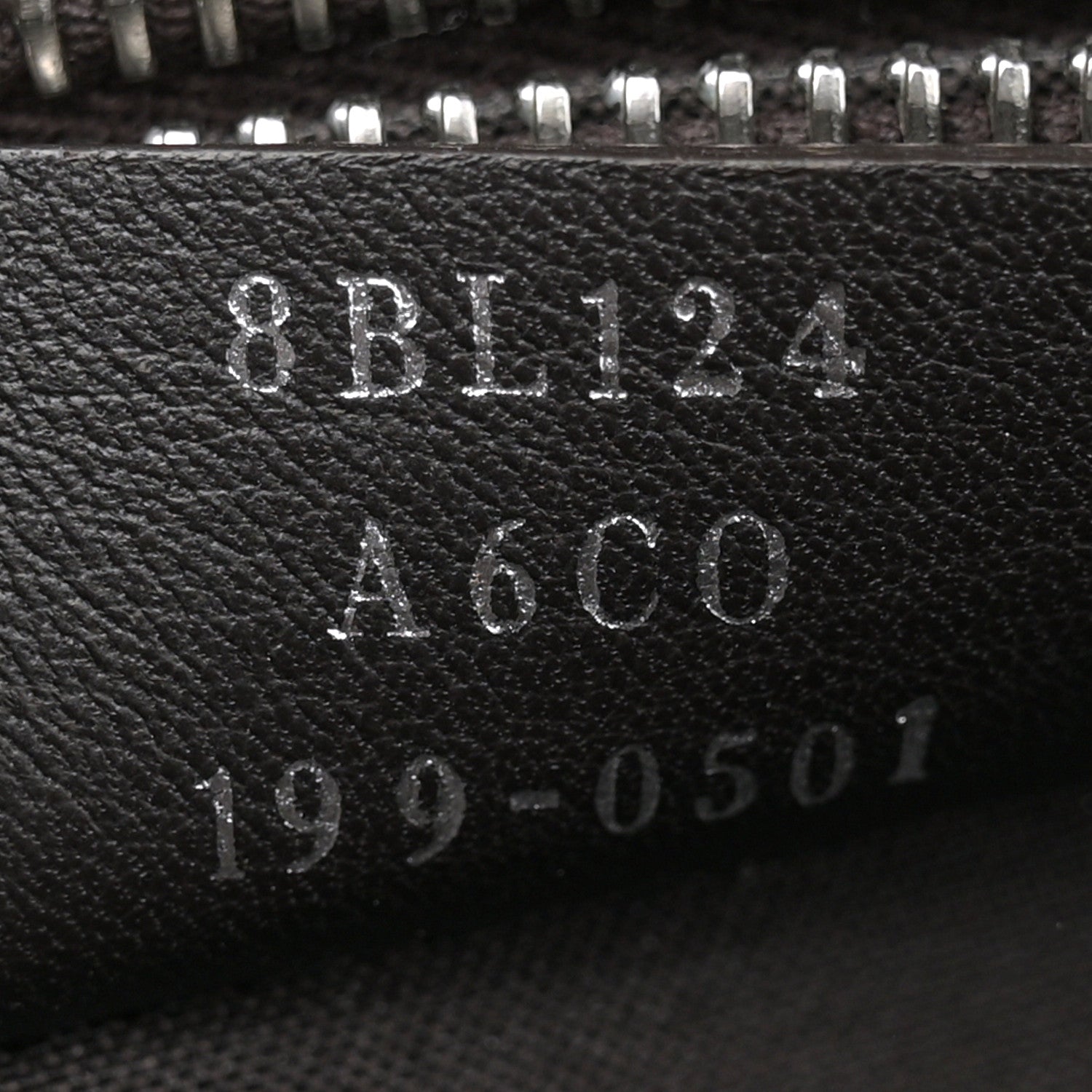 Fendi Vitello Dolce Bi-Color FF 1974 Embossed Medium By The Way Boston Bag Black Maya 7 of 11