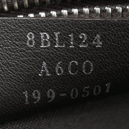 Fendi Vitello Dolce Bi-Color FF 1974 Embossed Medium By The Way Boston Bag Black Maya 7 of 11