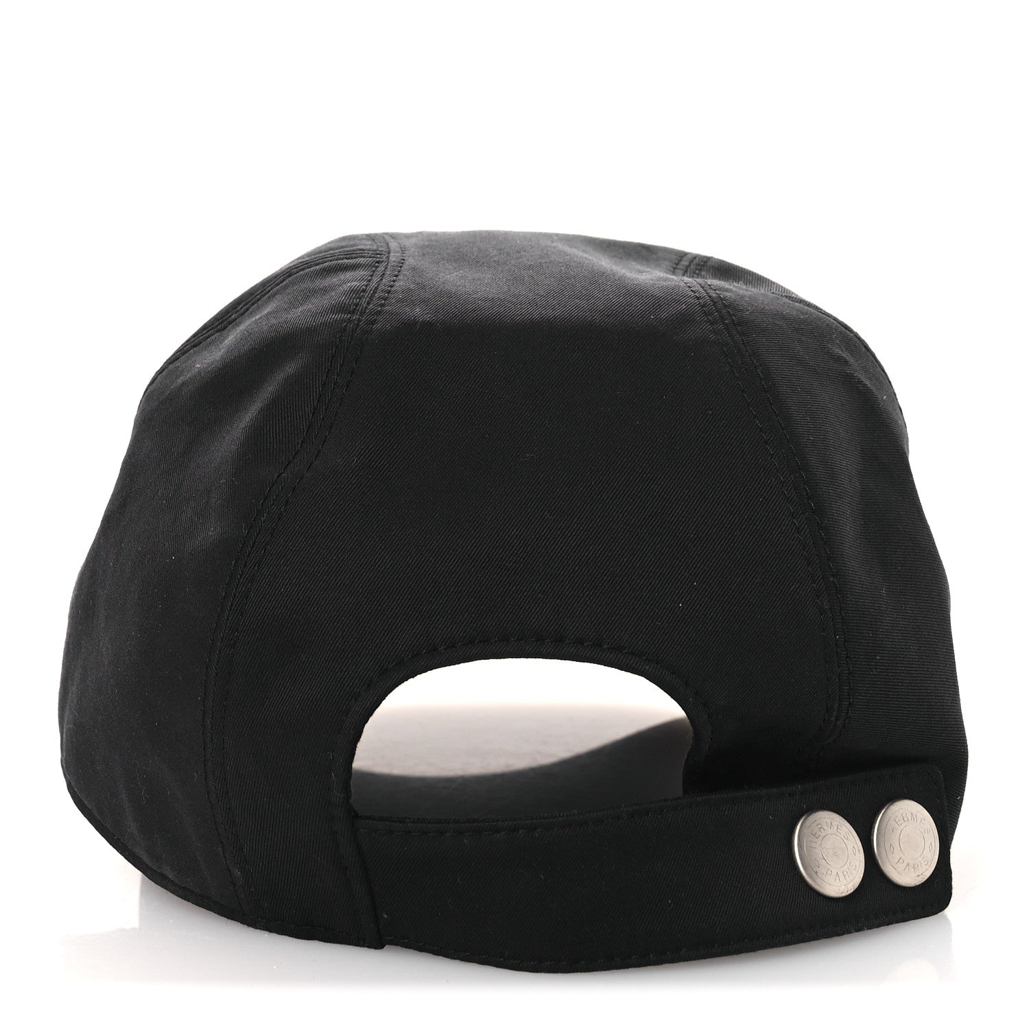 Hermes Cotton Miles H Circle Hat 60 Black 6 of 10
