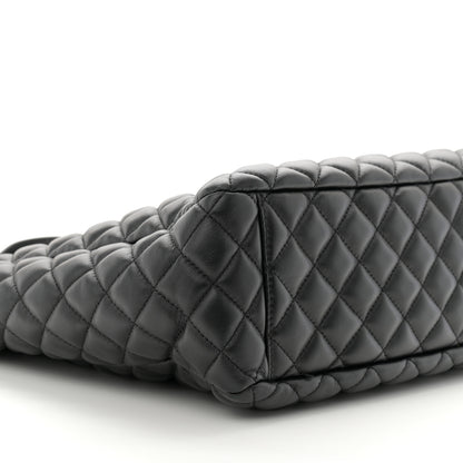 Versace Nappa Quilted La Medusa Chain Tote Black 8 of 9