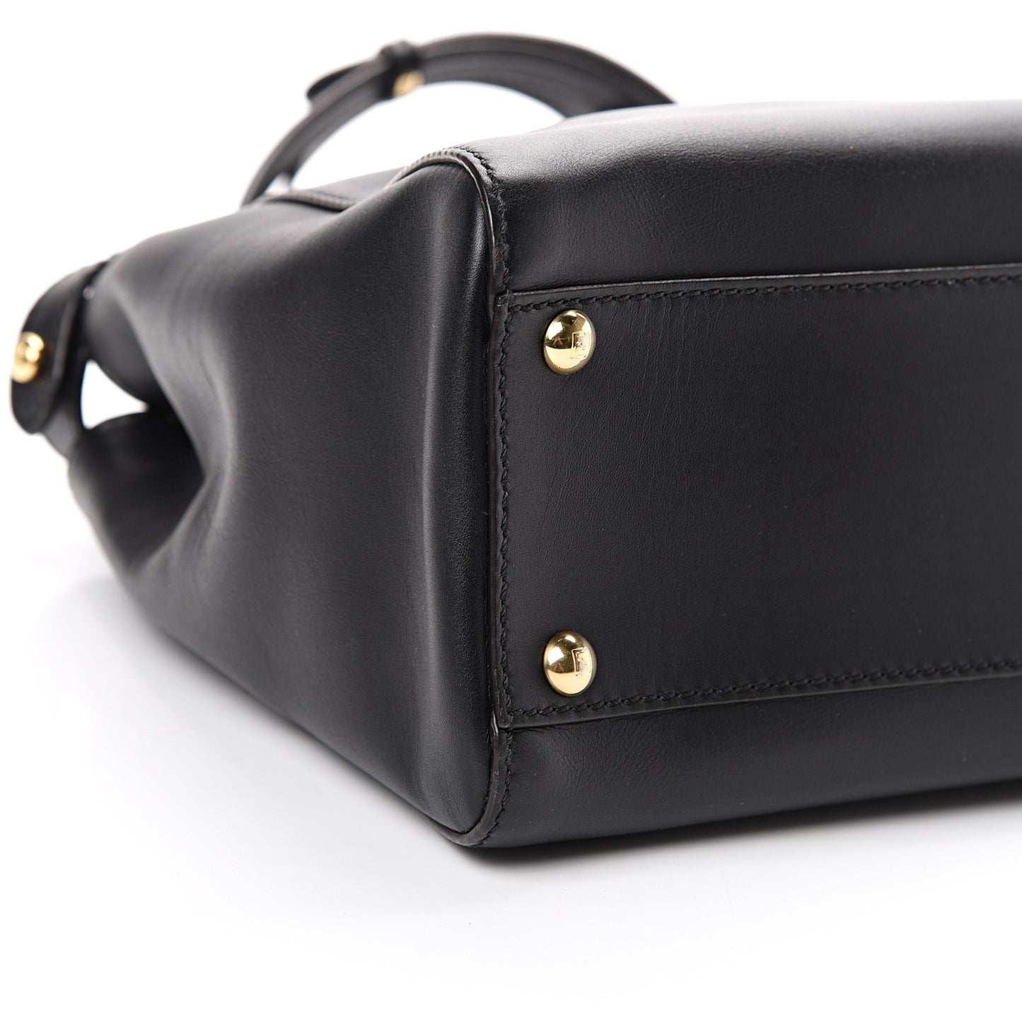 Vitello Morgan Fabric Jacquard Pequin Medium Peekaboo Iconic Satchel Black Tobacco