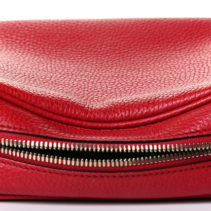 Gucci Pebbled Calfskin Small Soho Disco Bag Tabasco Red 6 of 6