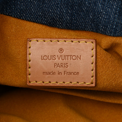 Louis Vuitton Monogram Denim Pleaty Blue 6 of 9