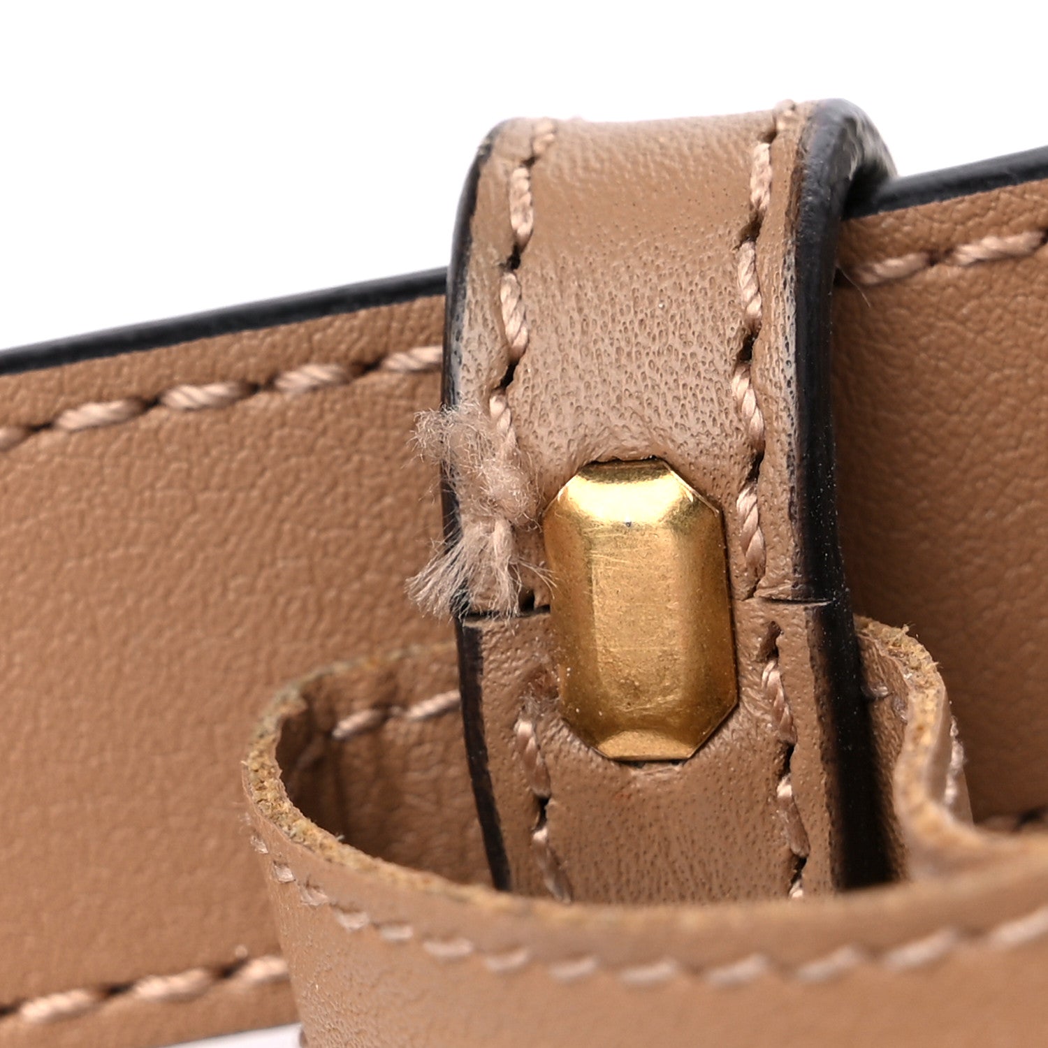 Gucci Moon Calfskin Double G 20mm Belt 75 30 Natural Tan 5 of 6