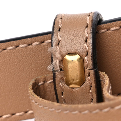 Gucci Moon Calfskin Double G 20mm Belt 75 30 Natural Tan 5 of 6