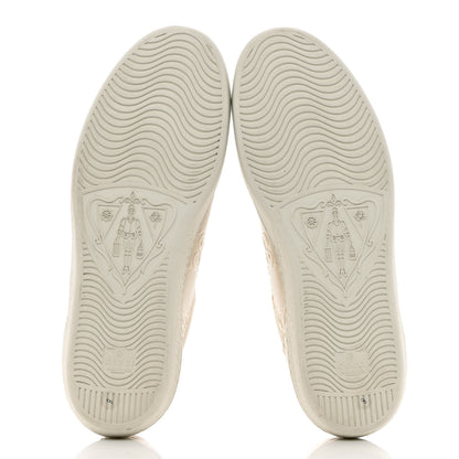 Gucci Calfskin GG Tennis Embossed Mens Ace Sneakers 9 Mystic White 5 of 18