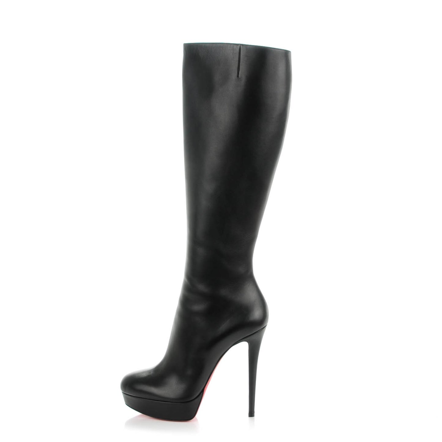 Calfskin Bianca Botta 140 Knee Boots 41 Black