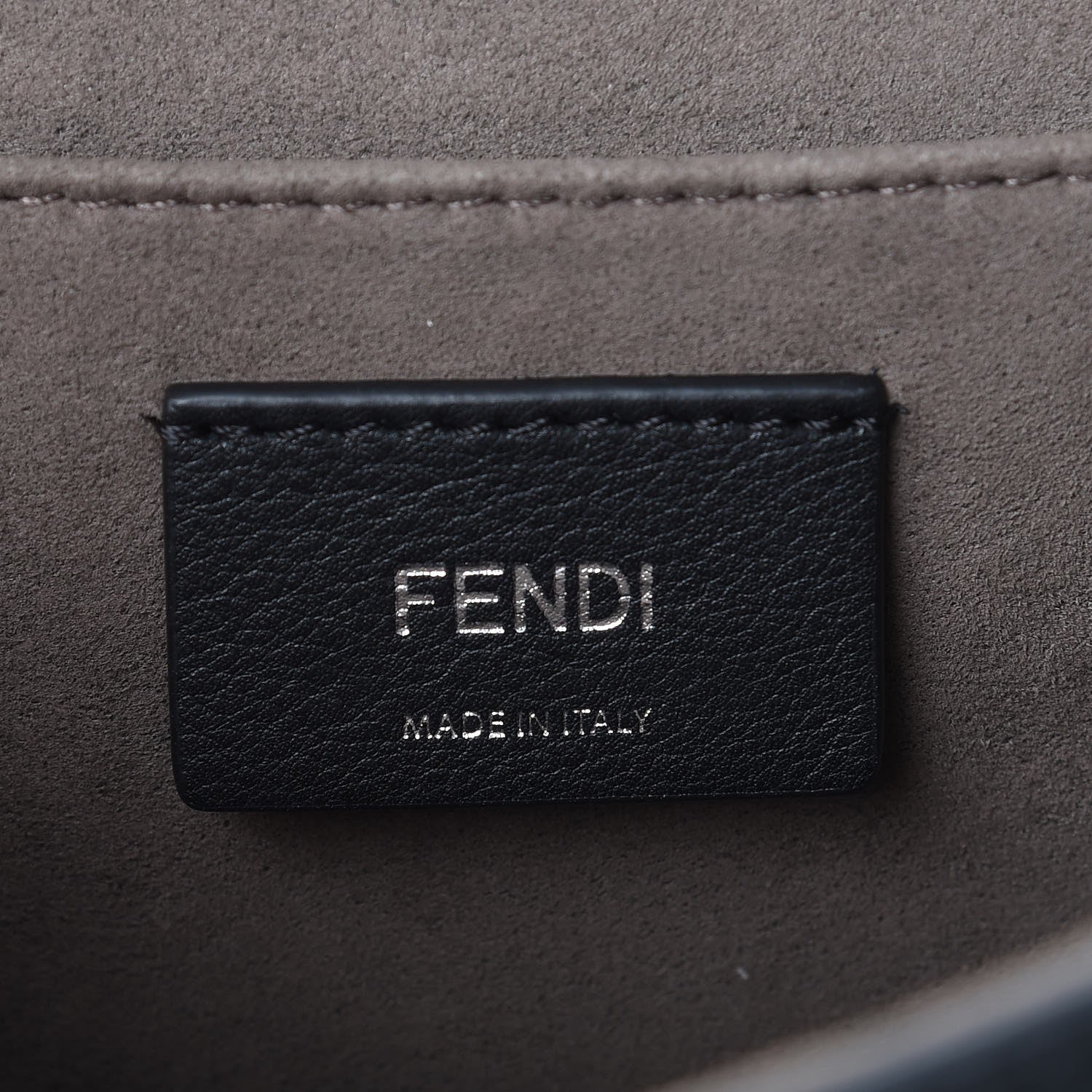 Fendi Vitello Century Opaco F is Fendi Kan I Shoulder Bag Black 6 of 8