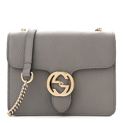 Gucci Dollar Calfskin Small Interlocking G Shoulder Bag Loess 1 of 10