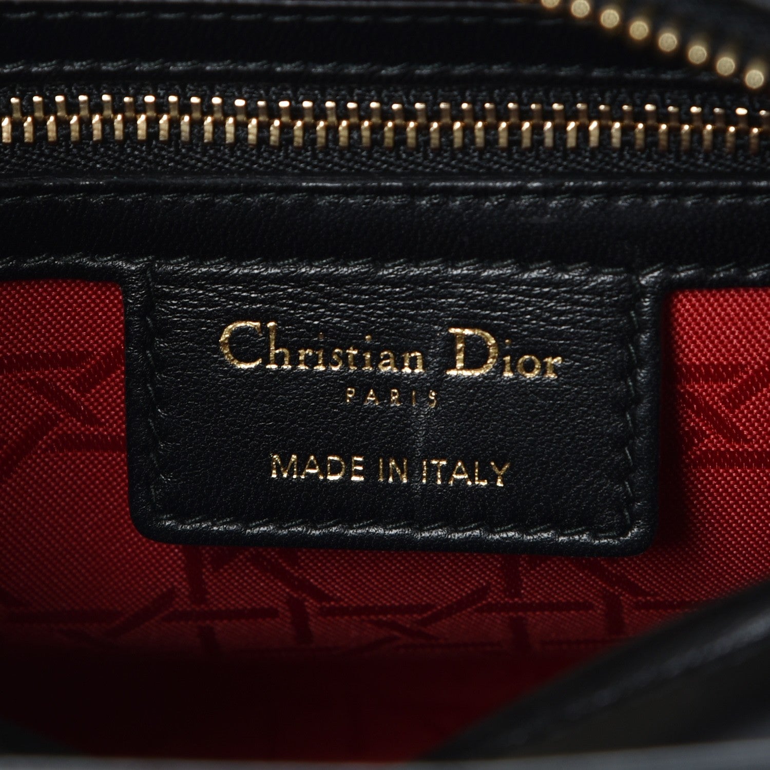 Christian Dior Lambskin Cannage Medium Supple Lady Dior Black 6 of 9