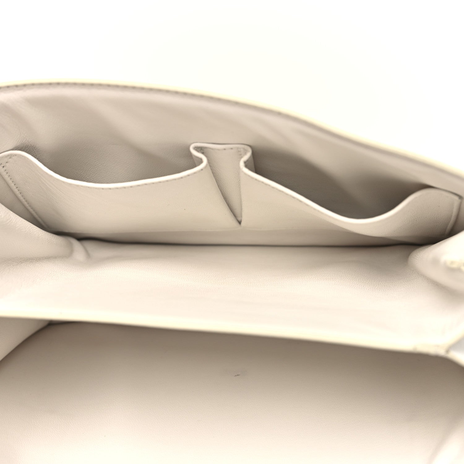 Celine Liege Calfskin Medium Classic Box Flap Bag White 6 of 14