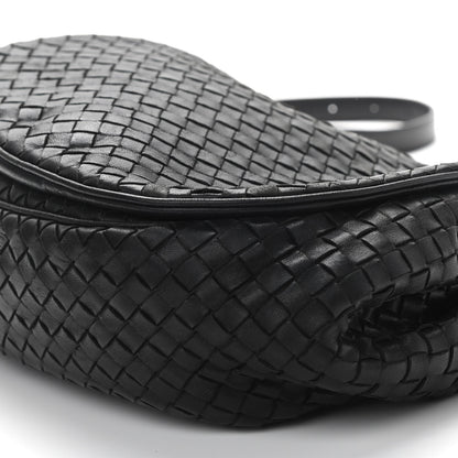 Bottega Veneta Nappa Intrecciato Messenger Bag Black 7 of 10