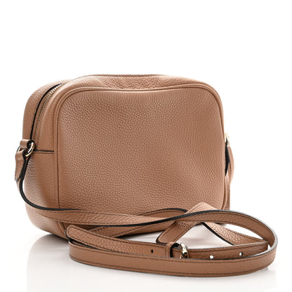 Gucci Pebbled Calfskin Small Soho Disco Bag Camelia 3 of 10