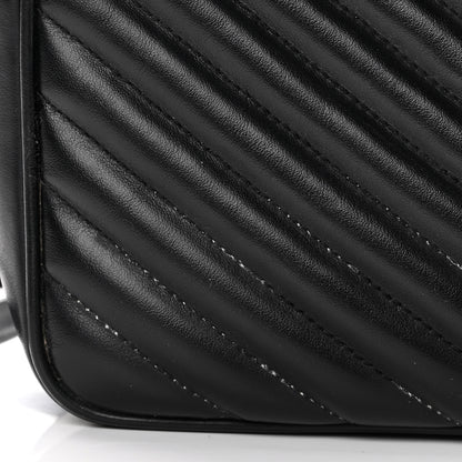 Saint Laurent Calfskin Matelasse Monogram Lou Camera Bag Black 11 of 16