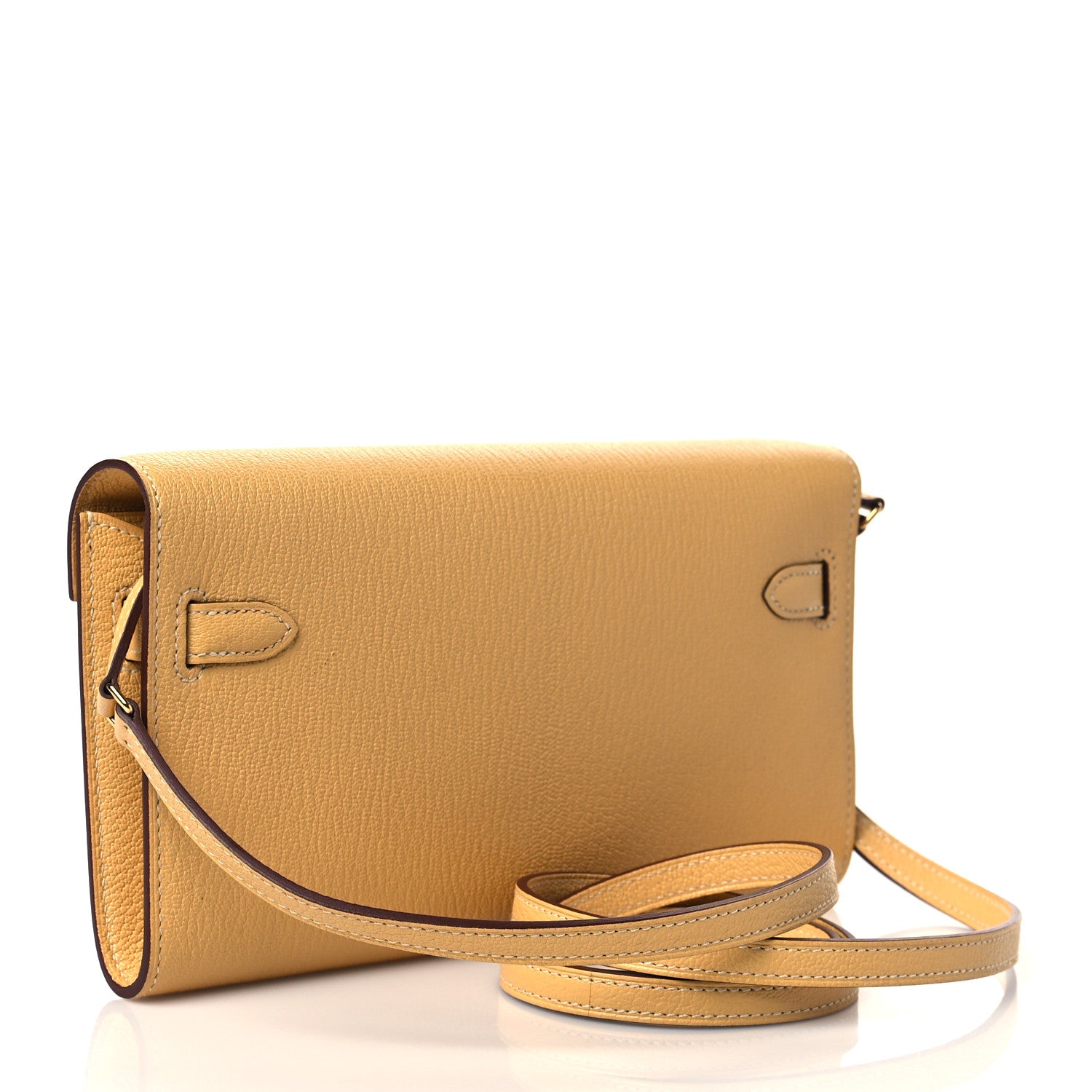 Hermes Chevre Mysore Kelly Wallet To Go Foin 3 of 9