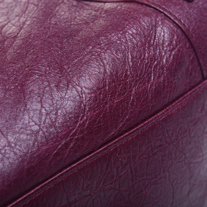 Balenciaga Lambskin Classic Gold Hardware Velo Violet Prune 16 of 17