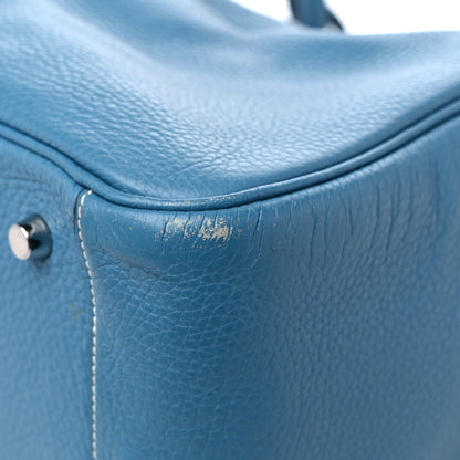 Hermes Taurillon Clemence Lindy 34 Bleu Jean 11 of 21