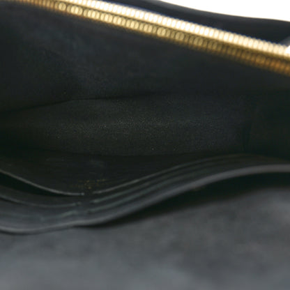 Louis Vuitton Damier Ebene Vavin Chain Wallet Black 5 of 9