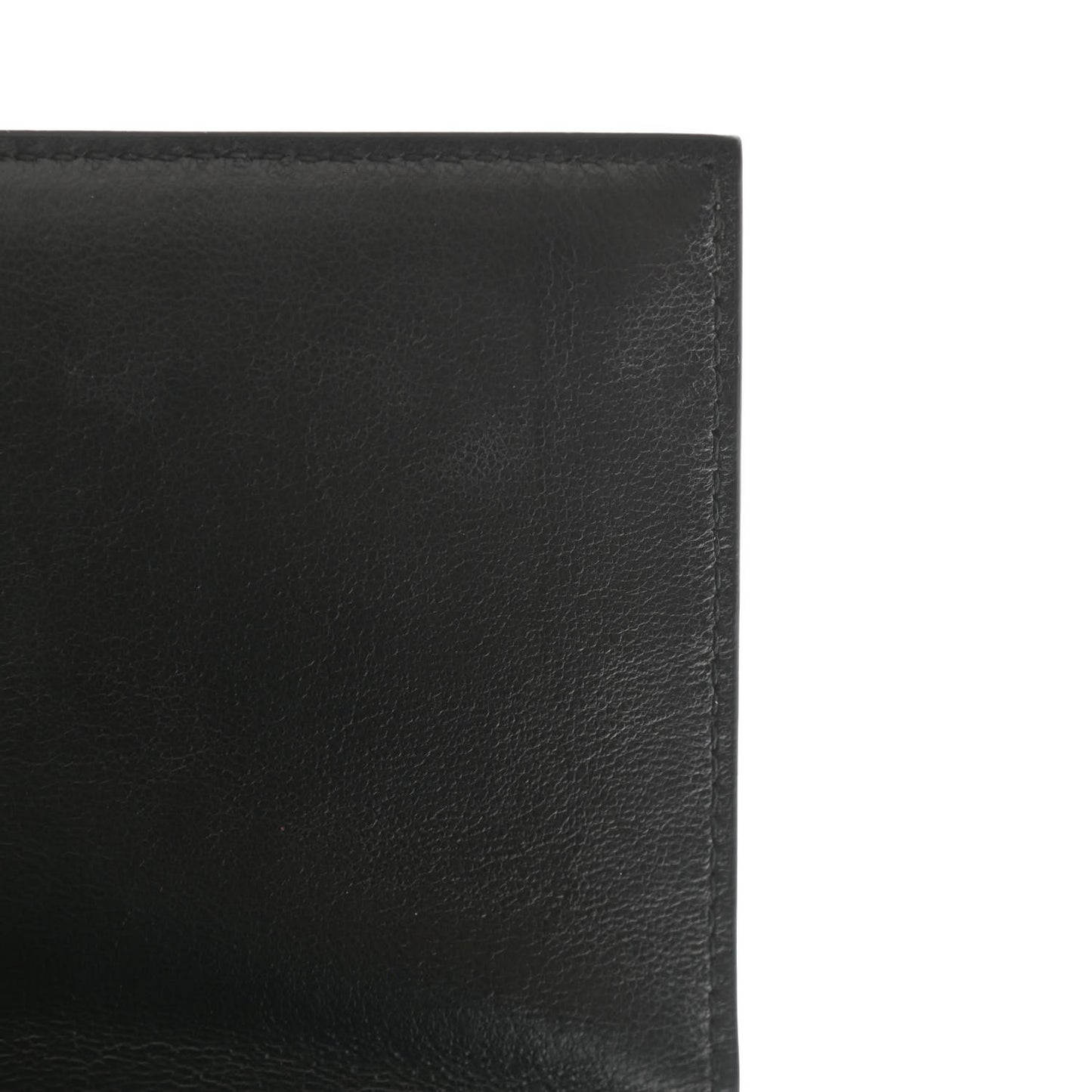 Shiny Calfskin Monochrome Crocodile Embossed S Sharp Chain Shoulder Bag Black