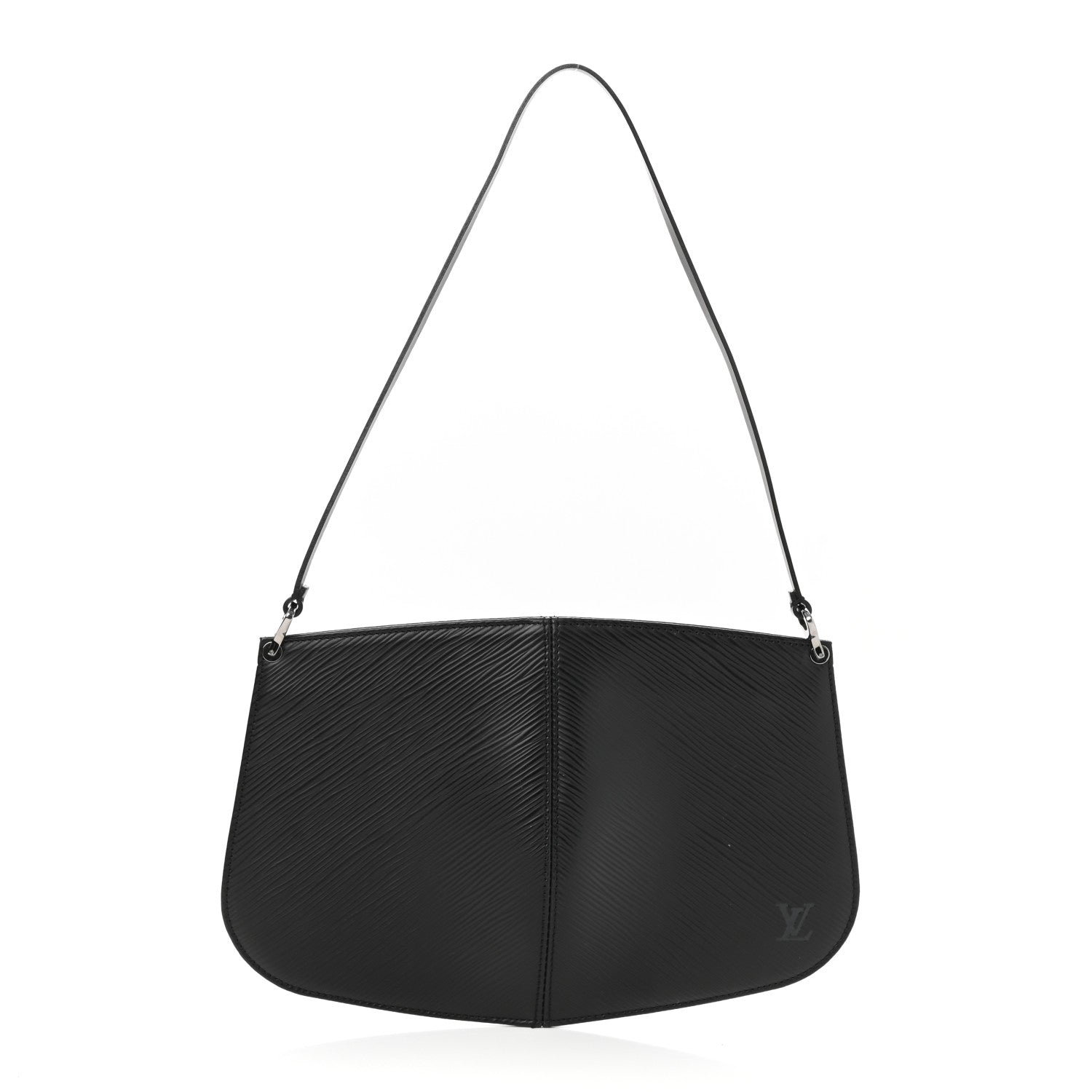 Louis Vuitton Epi Demi Lune Pochette Black 1 of 9