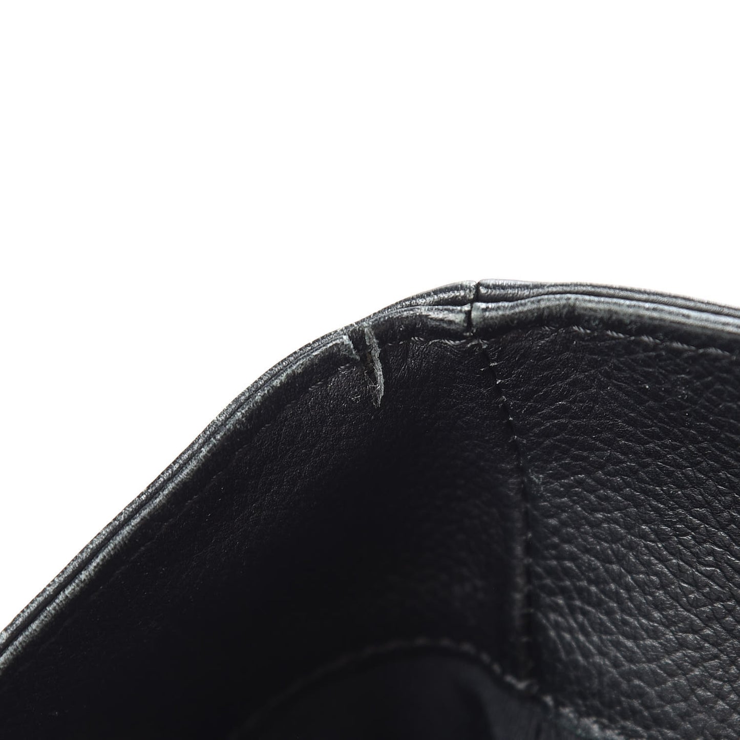 Calfskin Tall Cerf Tote Black