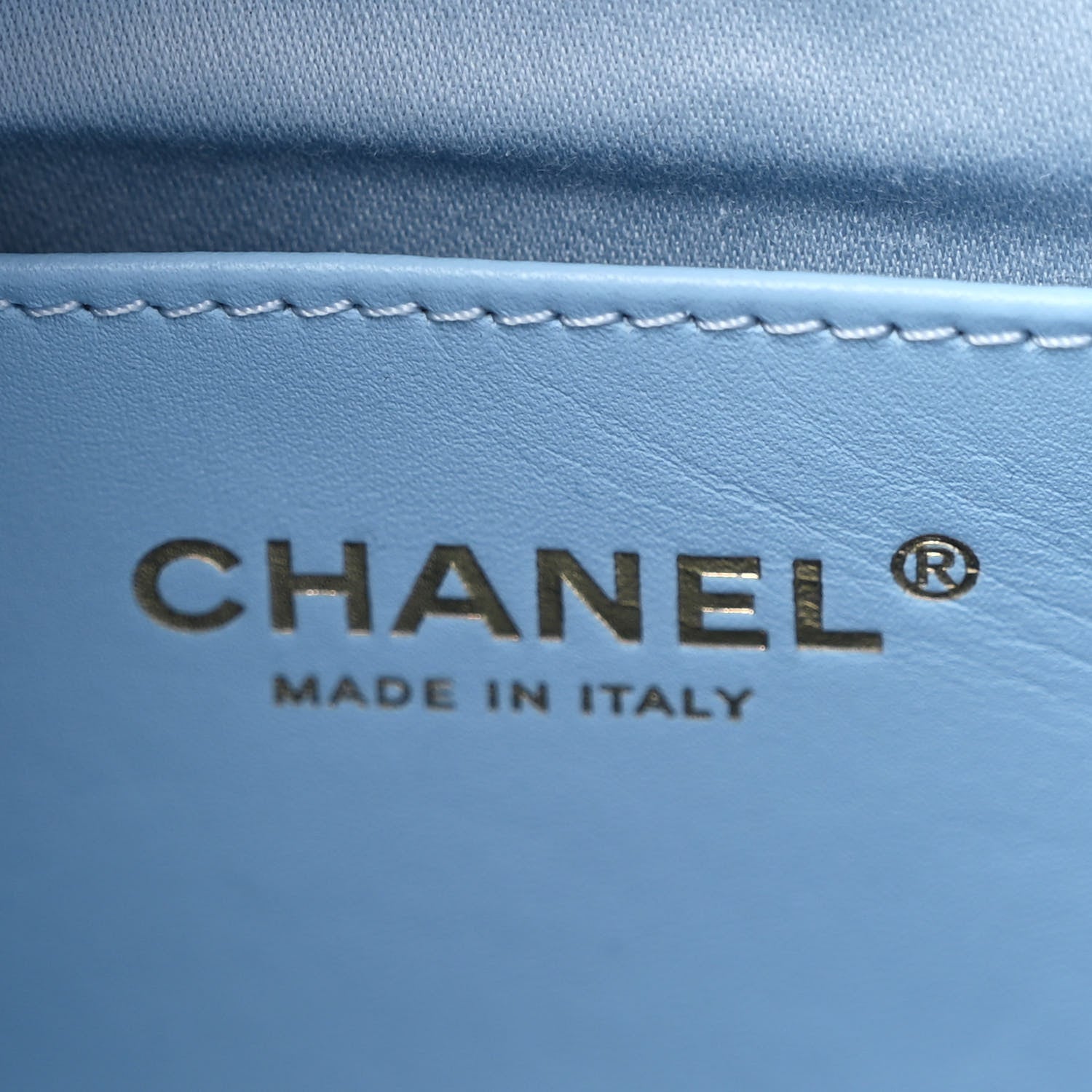 Chanel Washed Denim Quilted Medium Chanel 25 Handbag Blue 8 of 13