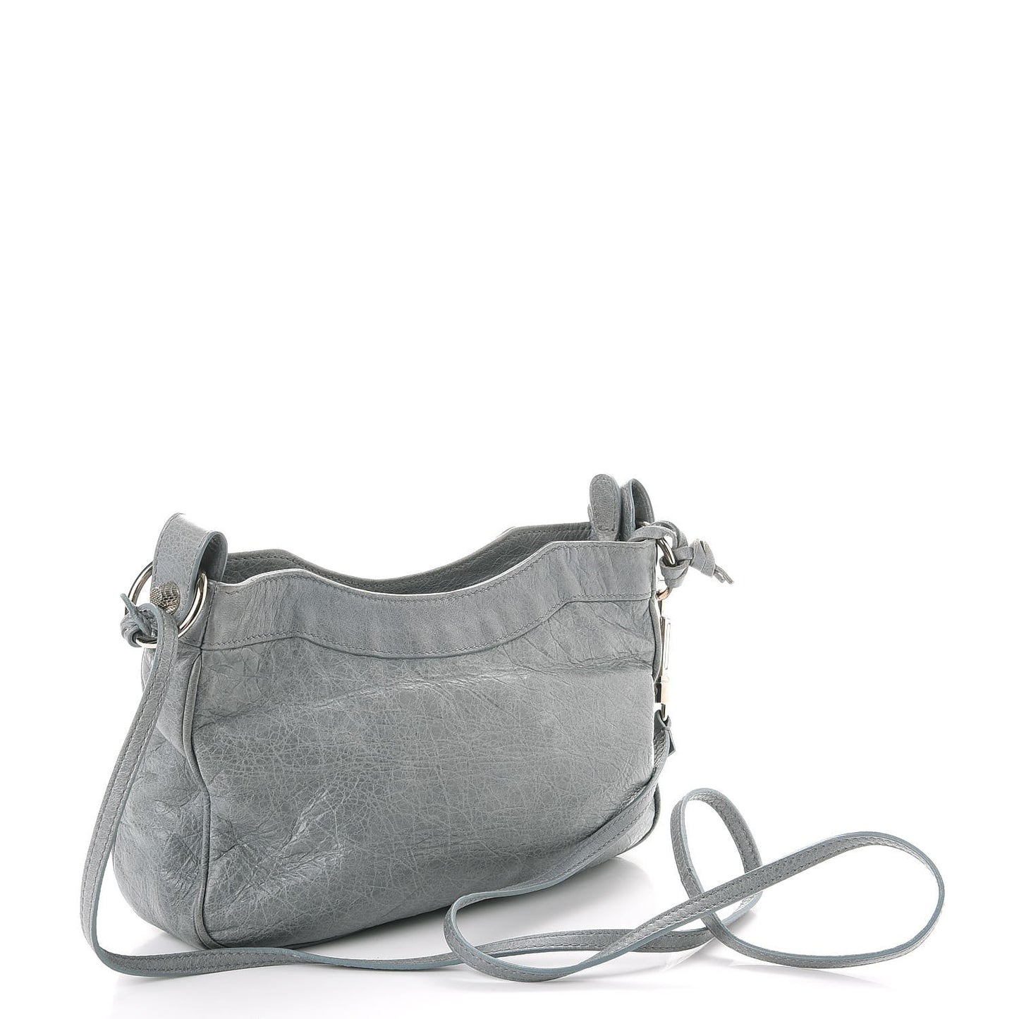 Agneau Giant 12 Silver Hardware Hip Velo Ardoise
