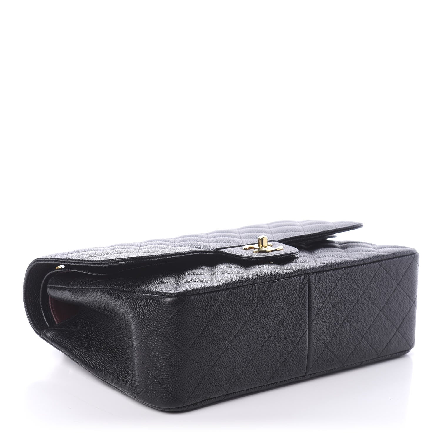 Chanel Caviar Quilted Jumbo Double Flap Black 4 of 10