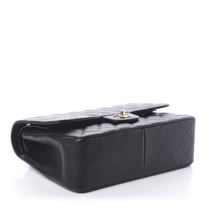 Chanel Caviar Quilted Jumbo Double Flap Black 4 of 10