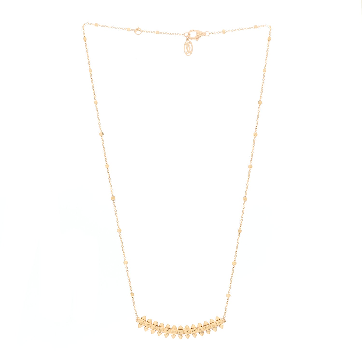 Cartier 18K Pink Gold Small Clash de Cartier Necklace 3 of 6