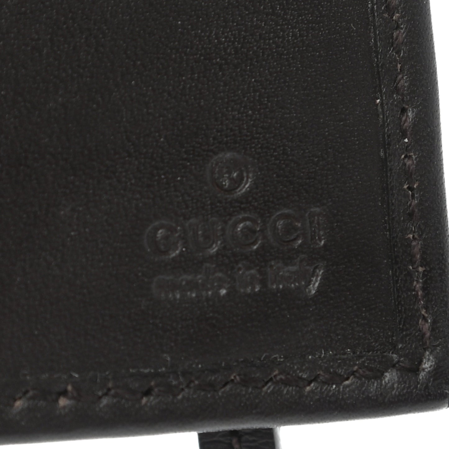 Monogram Calfskin Ladies Web Continental Wallet Beige Ebony Cocoa
