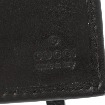 Gucci Monogram Calfskin Ladies Web Continental Wallet Beige Ebony Cocoa 6 of 7