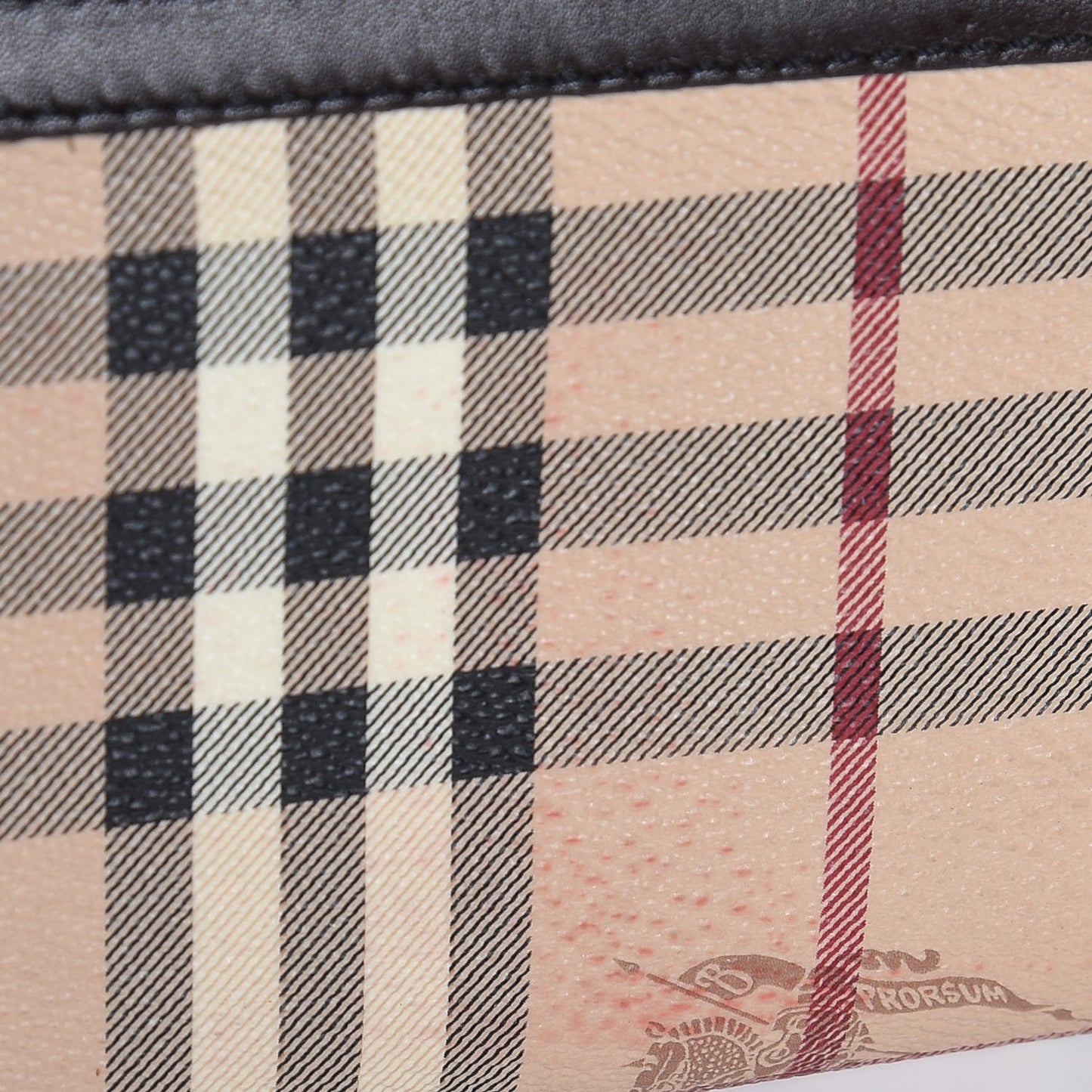 Haymarket Check Large Ziggy Zip Around Wallet Chocolate