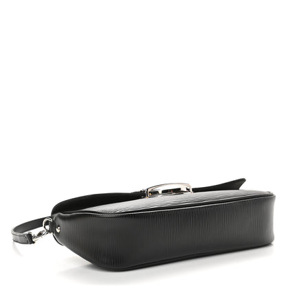 Louis Vuitton Epi Montaigne Clutch Black 4 of 8