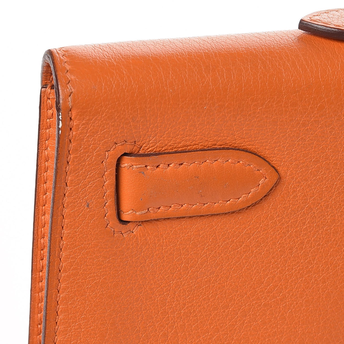 Swift Kelly Cut Clutch Pochette Orange
