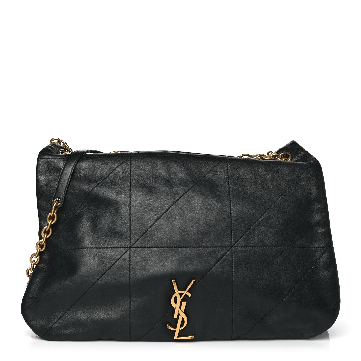 Saint Laurent Lambskin Matelasse Monogram Large Jamie 4.3 Black 1 of 9