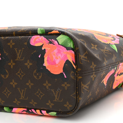 Louis Vuitton Monogram Roses Neverfull MM 10 of 10