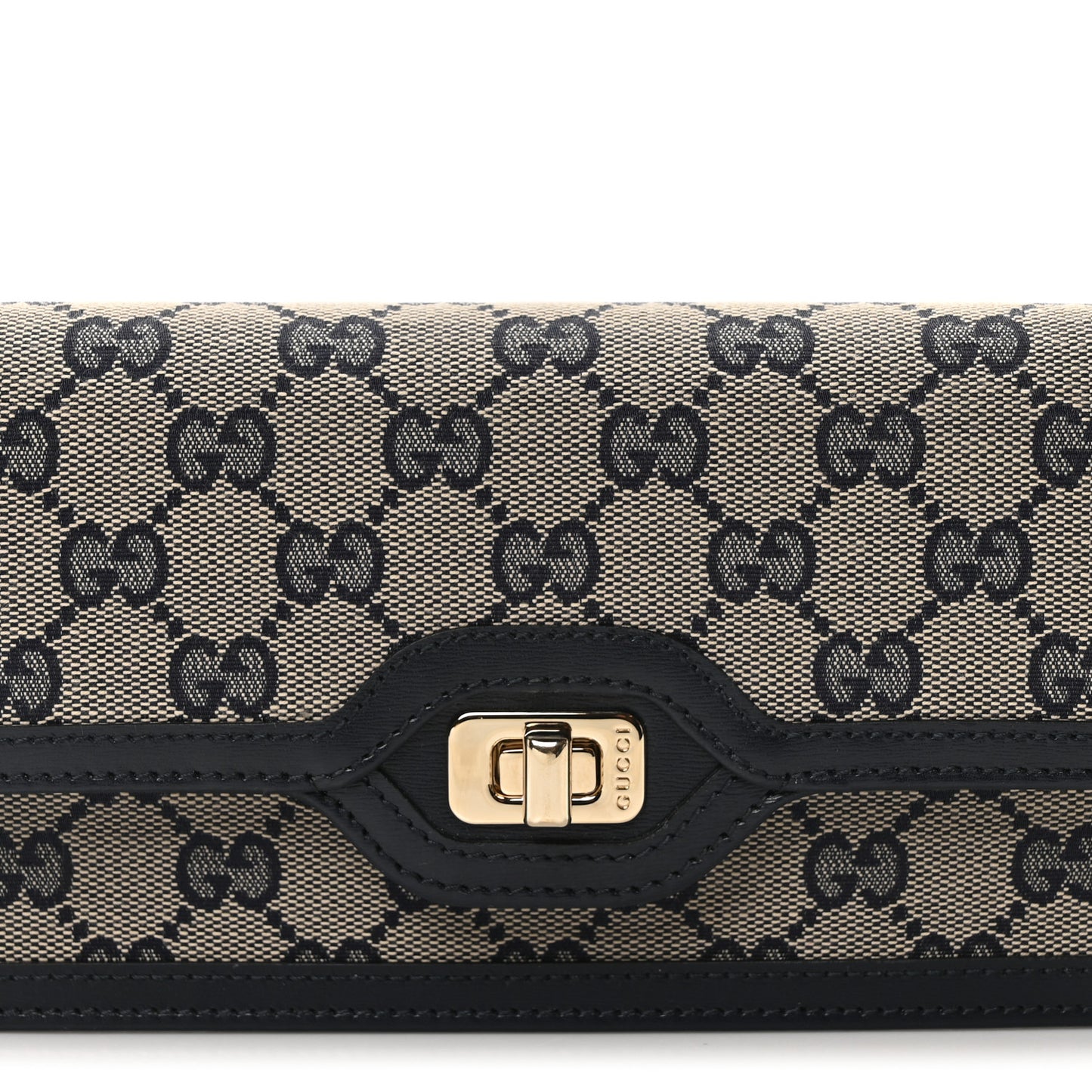 GG Monogram Mini Luce Shoulder Bag Beige Blue