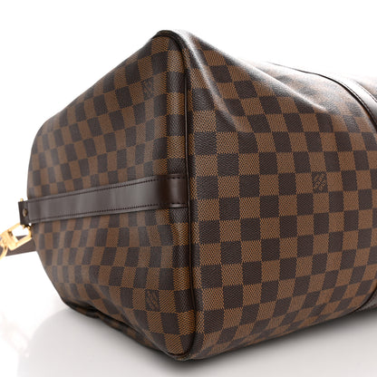 Louis Vuitton Damier Ebene Keepall Bandouliere 55 8 of 12