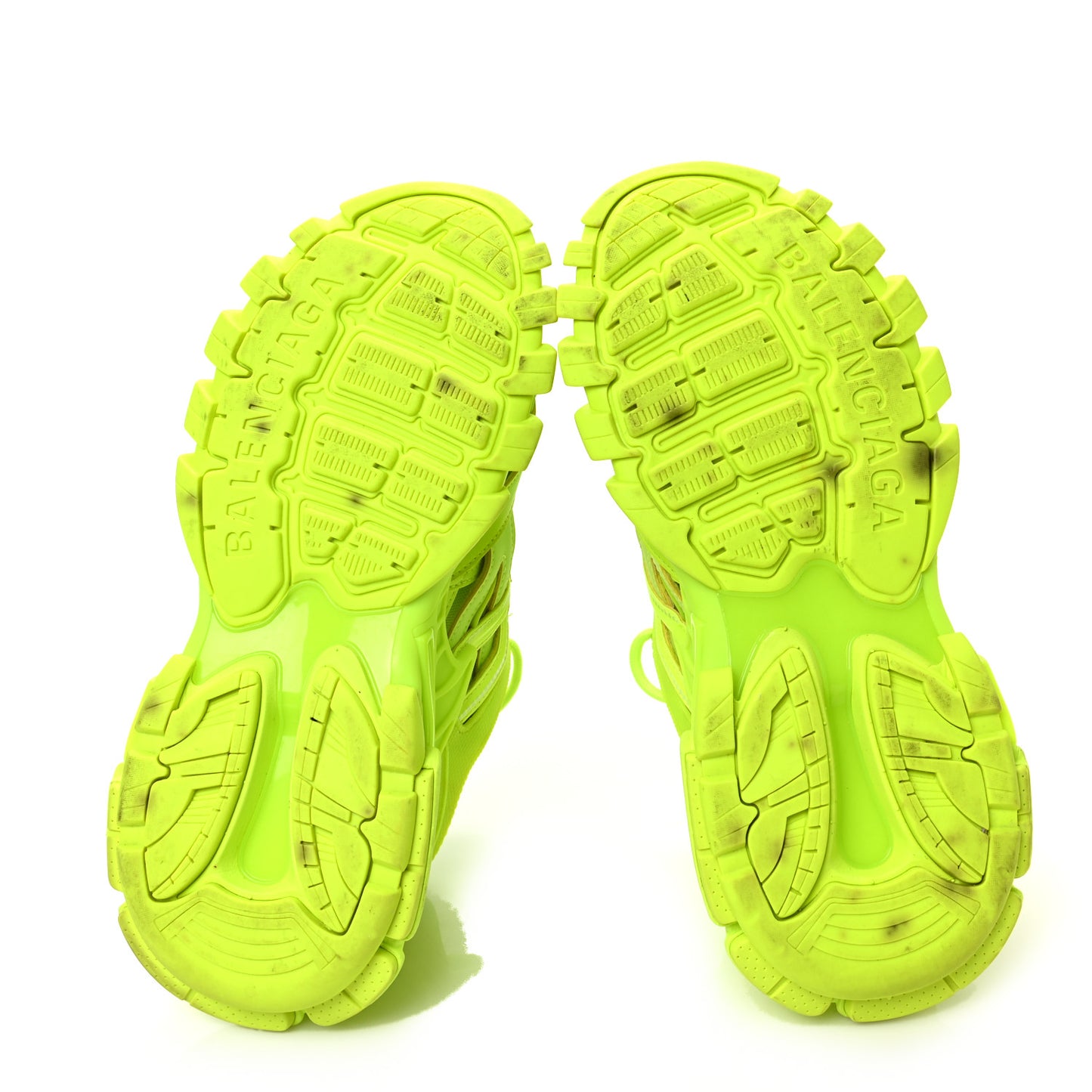 Rubber Mesh Monocolor Mens Track.2 Open Sneakers 43 Fluo Yellow