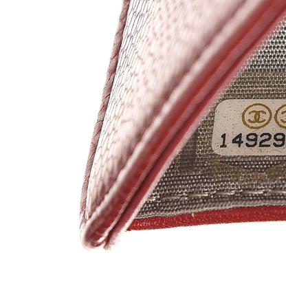Chanel Caviar Timeless CC L-Zip Pocket Wallet Red 9 of 10