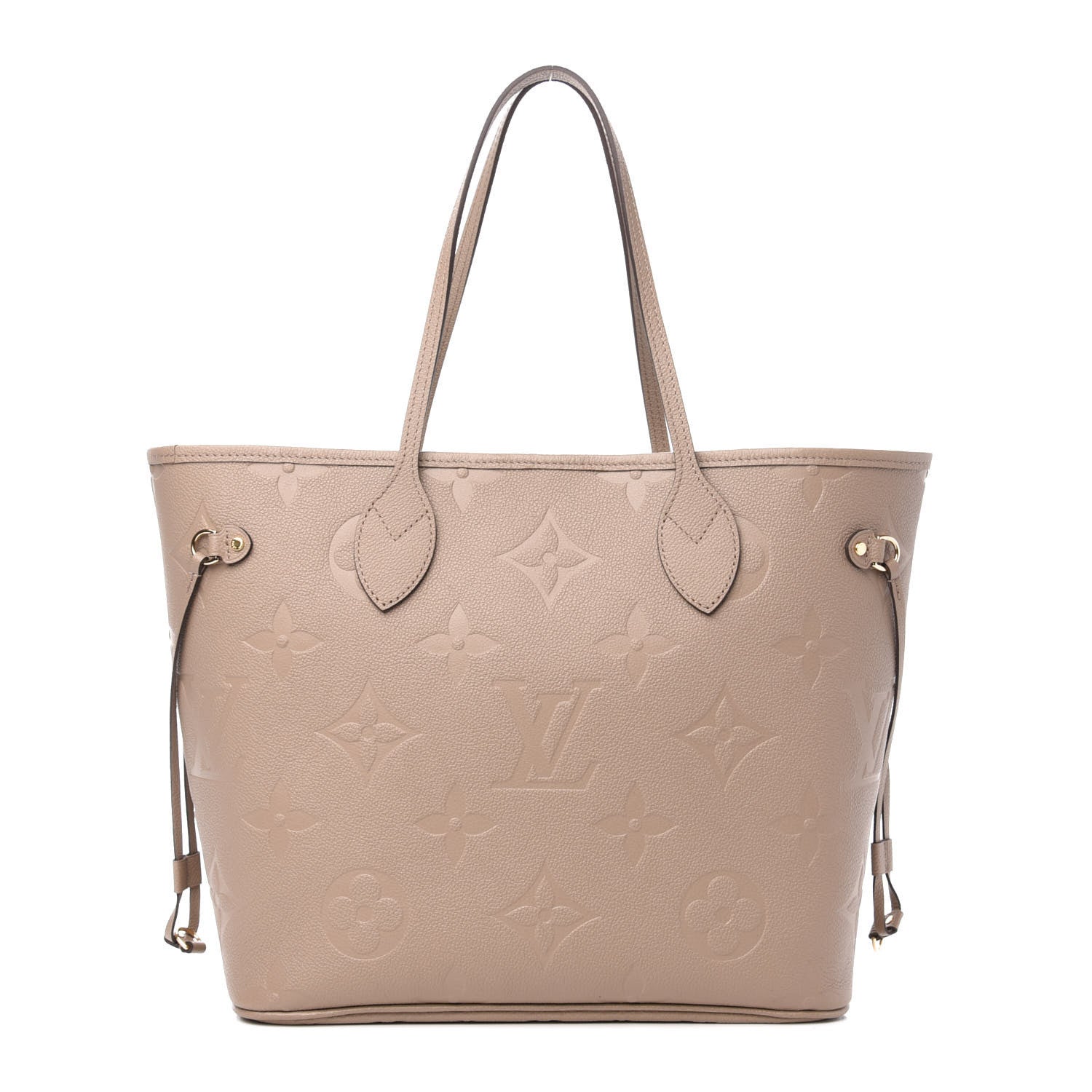 Louis Vuitton Empreinte Monogram Giant Neverfull MM Tourterelle 3 of 14