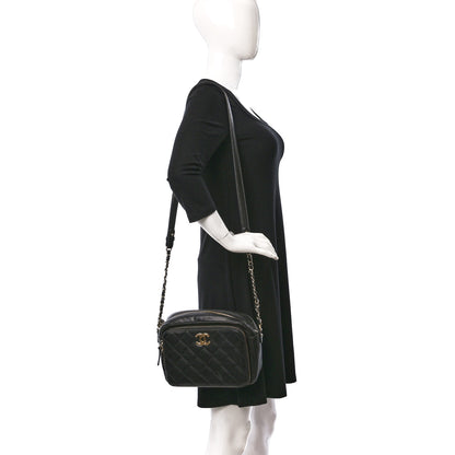 Chanel Caviar Quilted Medium Business Affinity Camera Case Black 2 of 11
