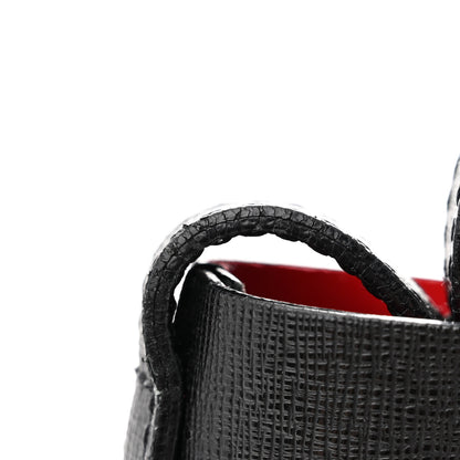 Mansur Gavriel MANSUR GAVRIEL Saffiano Bucket Bag Black Flamma 17 of 17