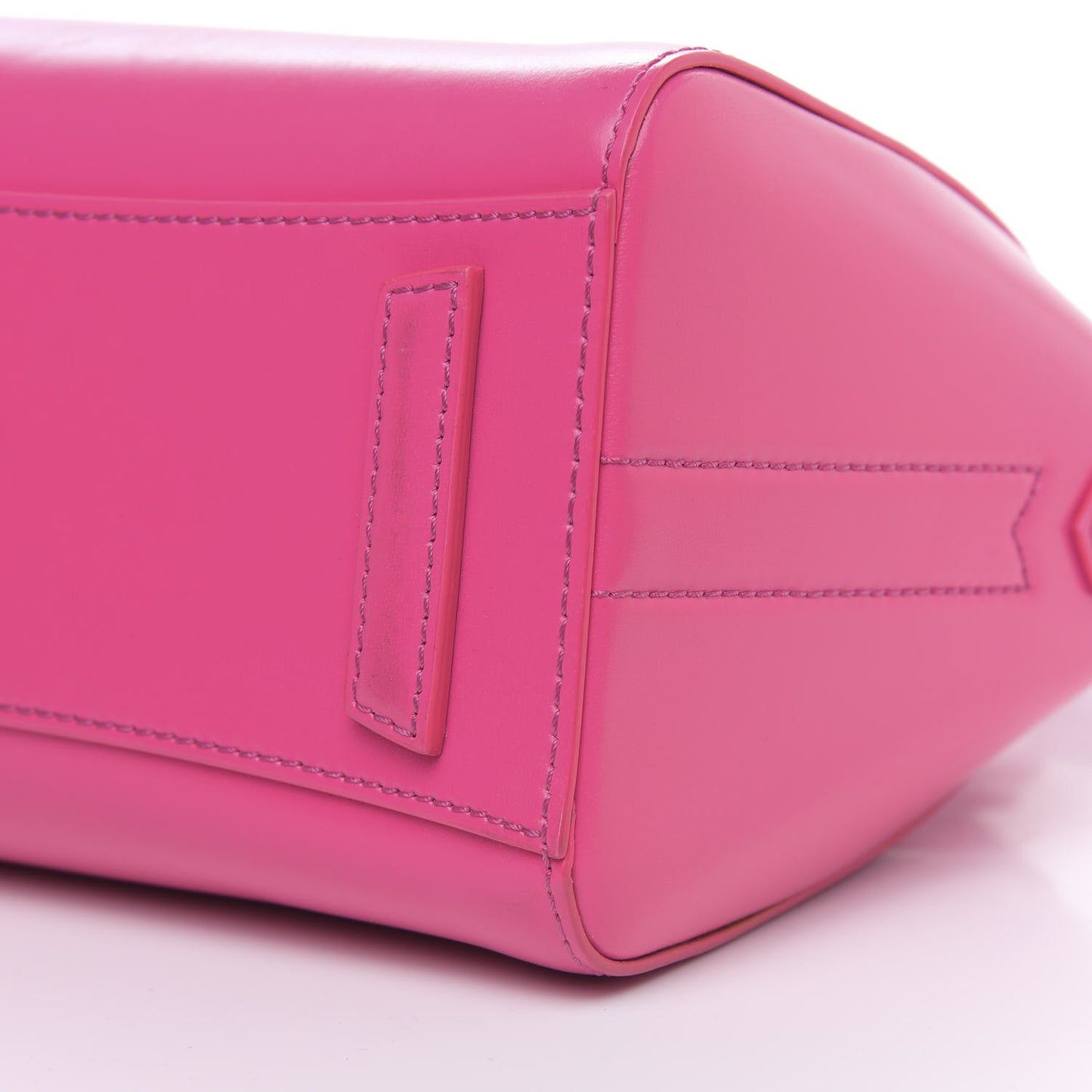 Shiny Lord Calfskin Mini Antigona Shocking Pink