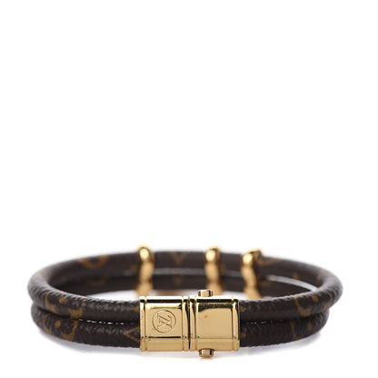 Louis Vuitton Monogram Keep It Twice Bracelet 17 3 of 4