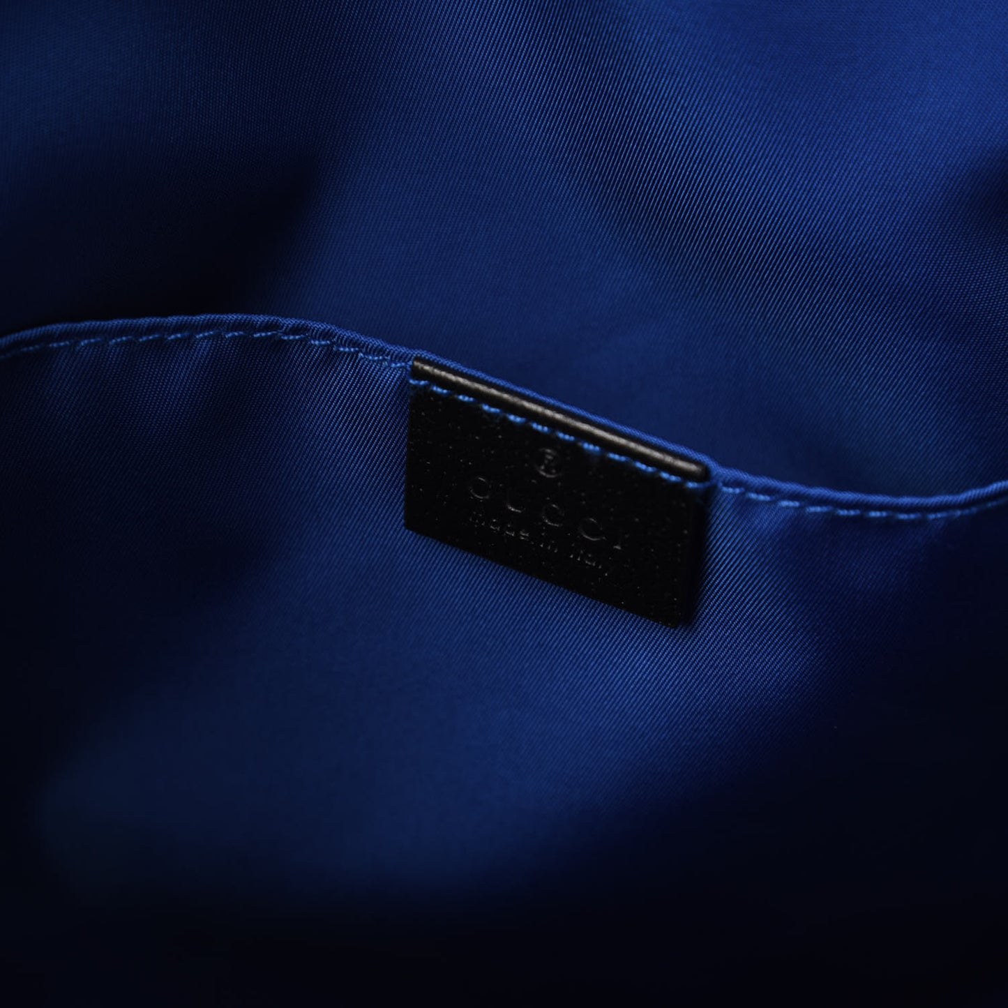 Econyl Nylon Monogram Off The Grid Backpack Guilted Blue Black
