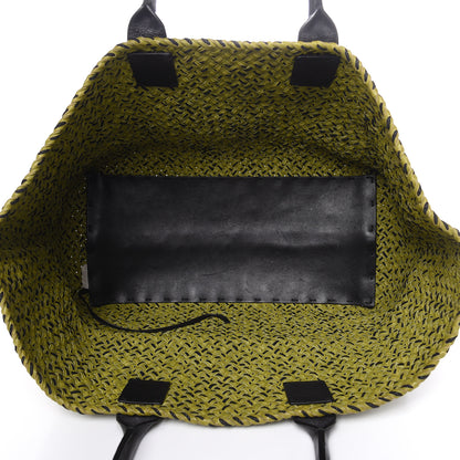 Bottega Veneta Nappa Intrecciato Large Cabat Green Black 5 of 17