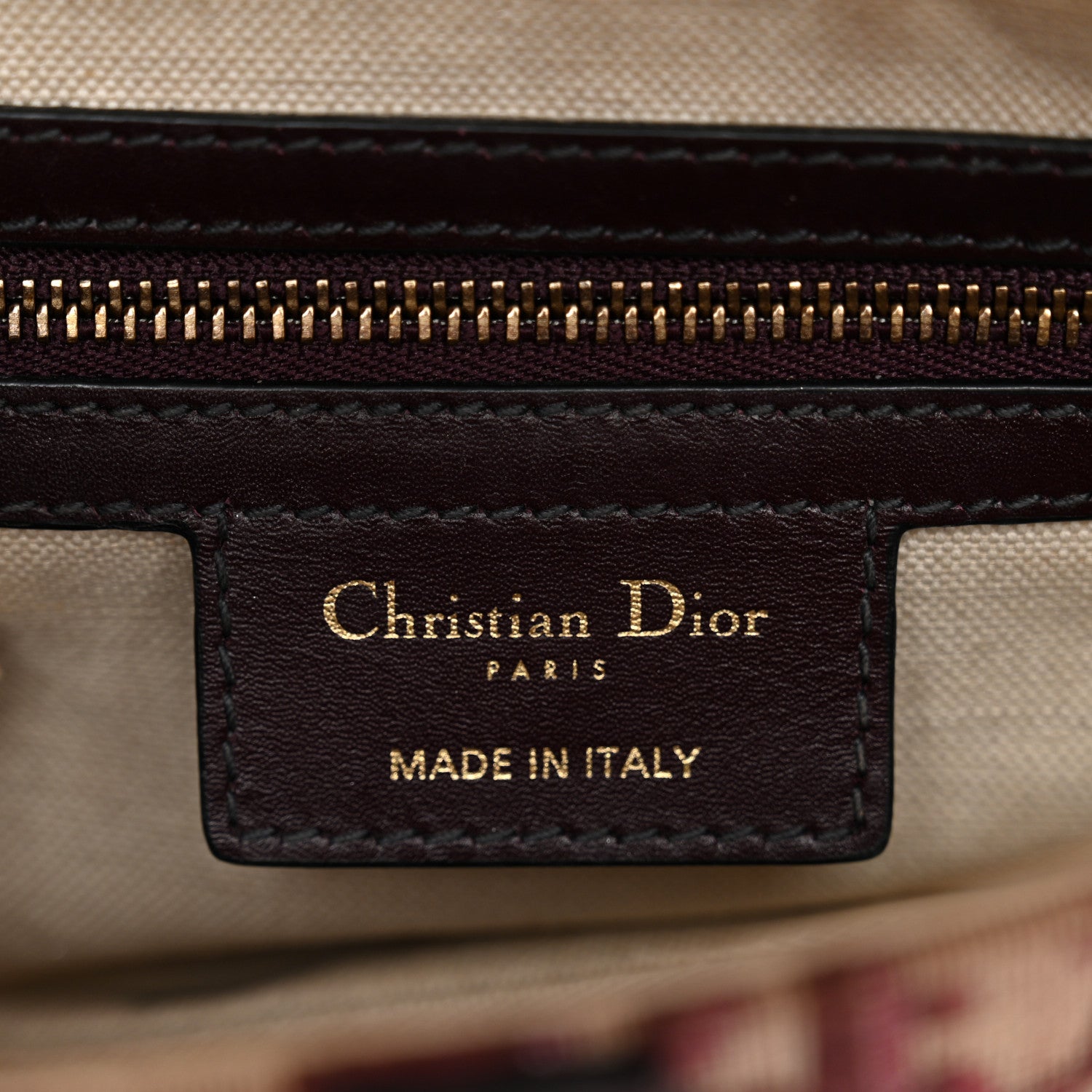 Christian Dior Oblique Saddle Bag Burgundy 6 of 13